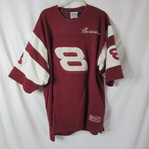 8 Dale Jr Chase Authentics Jersey Shirt Burgundy Rare Adult Size XXL